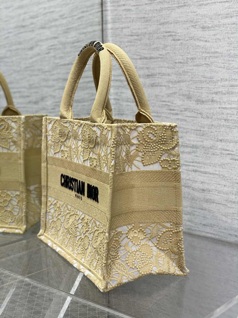 Dior Small Book Tote M1265 Toile de Jouy Embroidery M3541 - Default Title - View 3