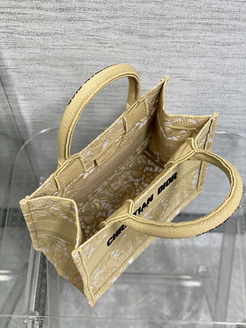 Dior Small Book Tote M1265 Toile de Jouy Embroidery M3541 - Default Title - View 5