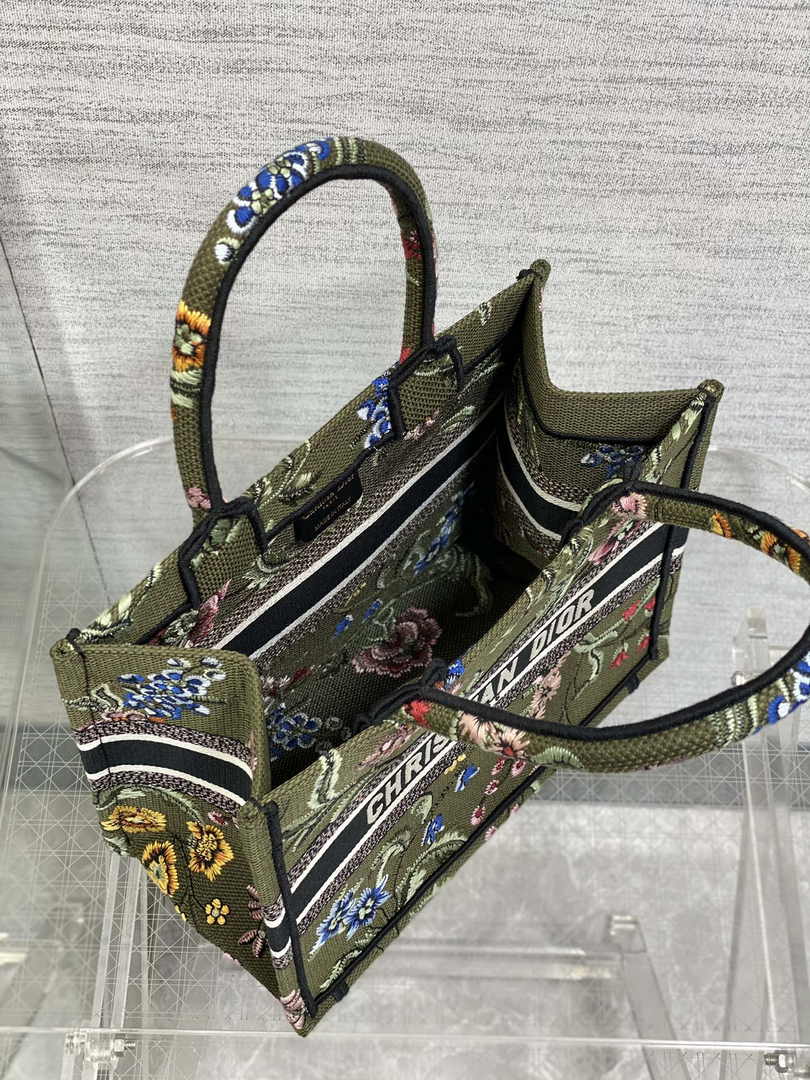 Dior Small Book Tote M1265 Toile de Jouy Embroidery M3547 - Default Title - View 5