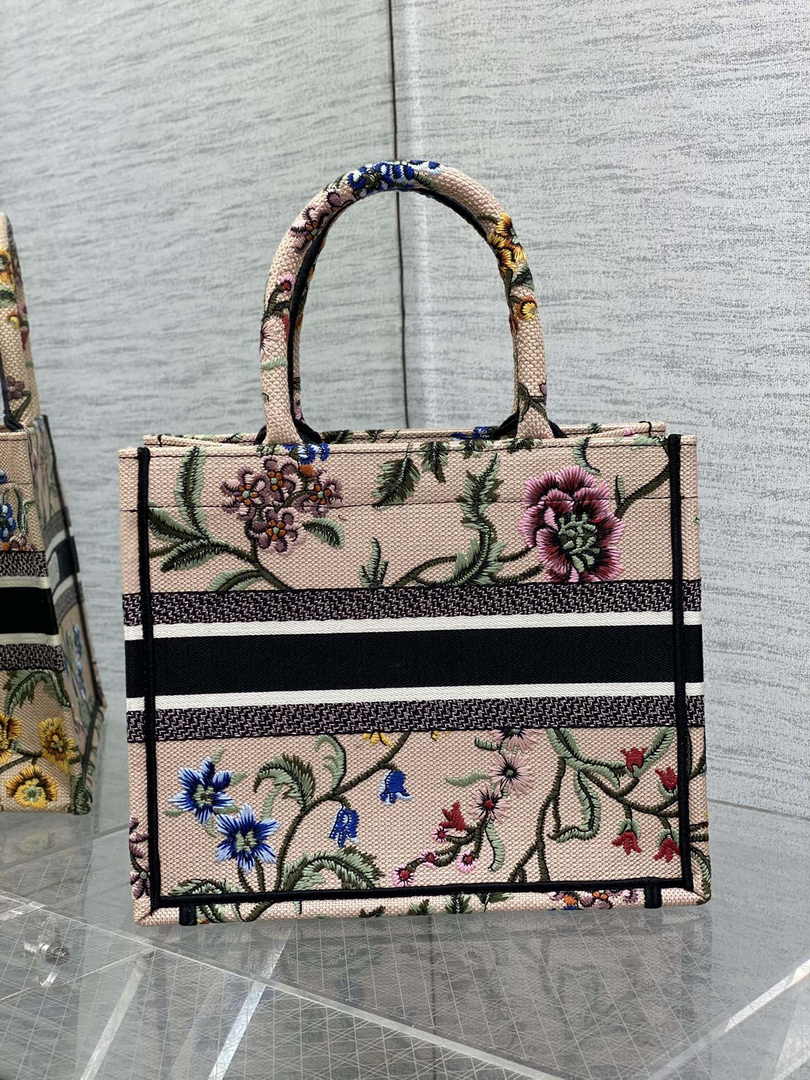 Dior Small Book Tote M1265 Toile de Jouy Embroidery M3548 - Default Title - View 2