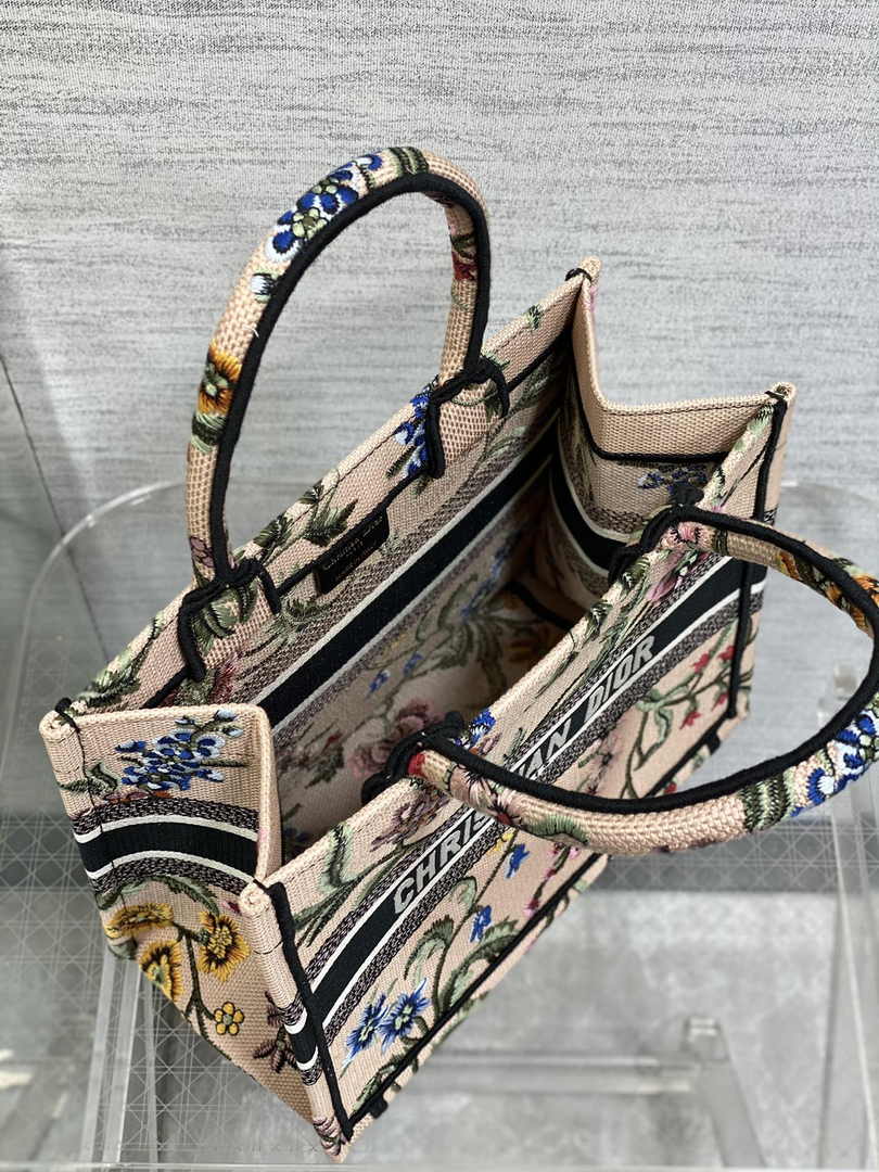 Dior Small Book Tote M1265 Toile de Jouy Embroidery M3548 - Default Title - View 5