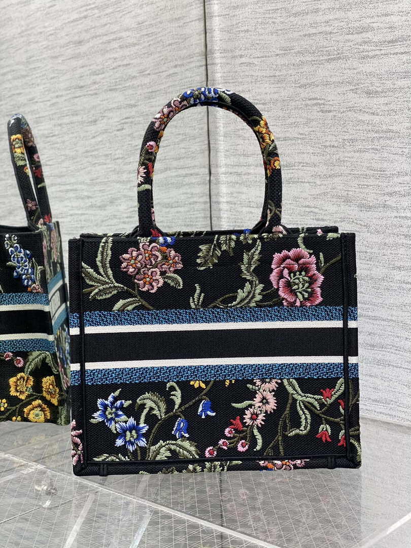 Dior Small Book Tote M1265 Toile de Jouy Embroidery M3549 - Default Title - View 2