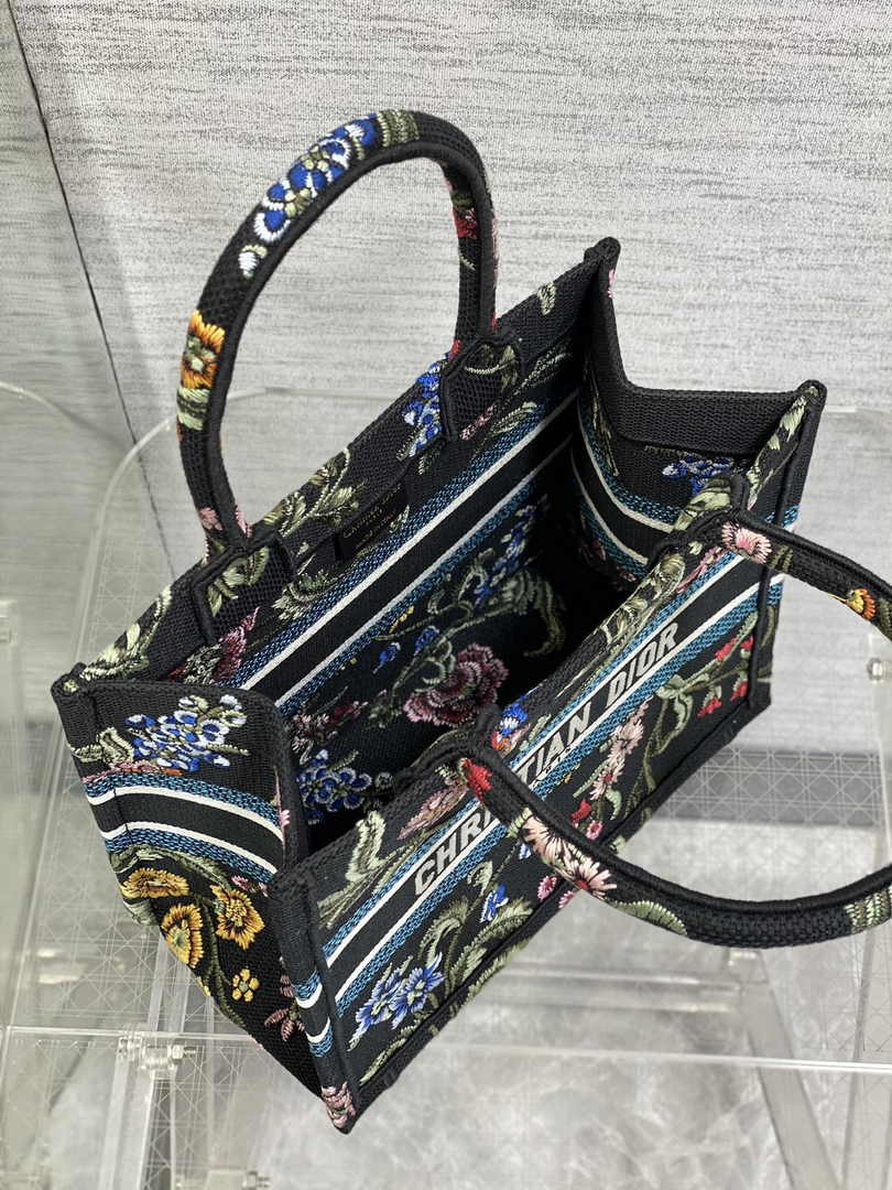 Dior Small Book Tote M1265 Toile de Jouy Embroidery M3549 - Default Title - View 5