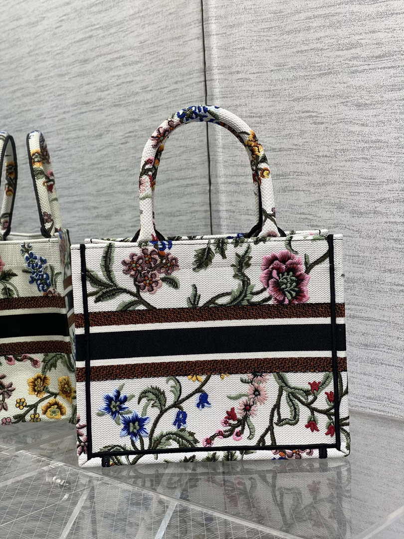 Dior Small Book Tote M1265 Toile de Jouy Embroidery M3550 - Default Title - View 2