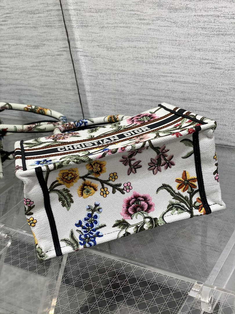 Dior Small Book Tote M1265 Toile de Jouy Embroidery M3550 - Default Title - View 4