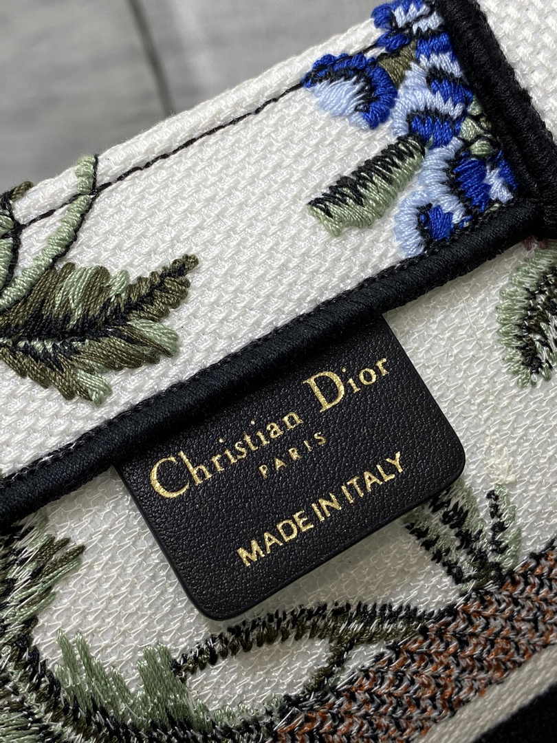 Dior Small Book Tote M1265 Toile de Jouy Embroidery M3550 - Default Title - View 6