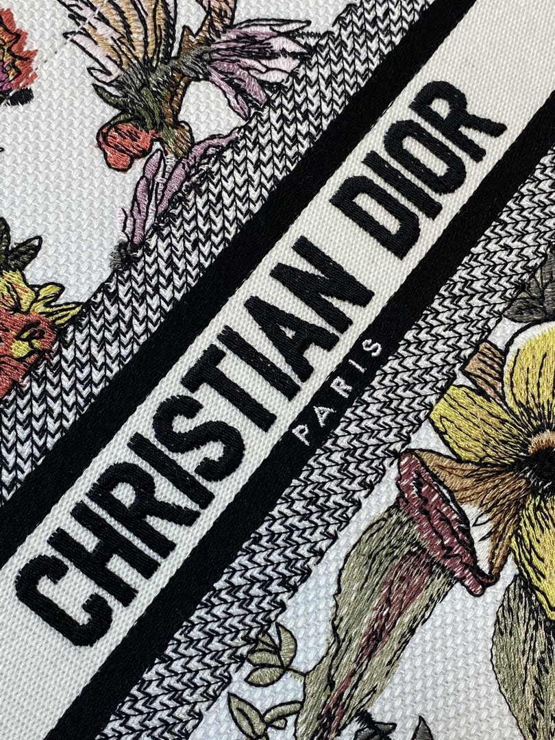 Dior Small Book Tote M1265 Toile de Jouy Embroidery M3551 - Default Title - View 9