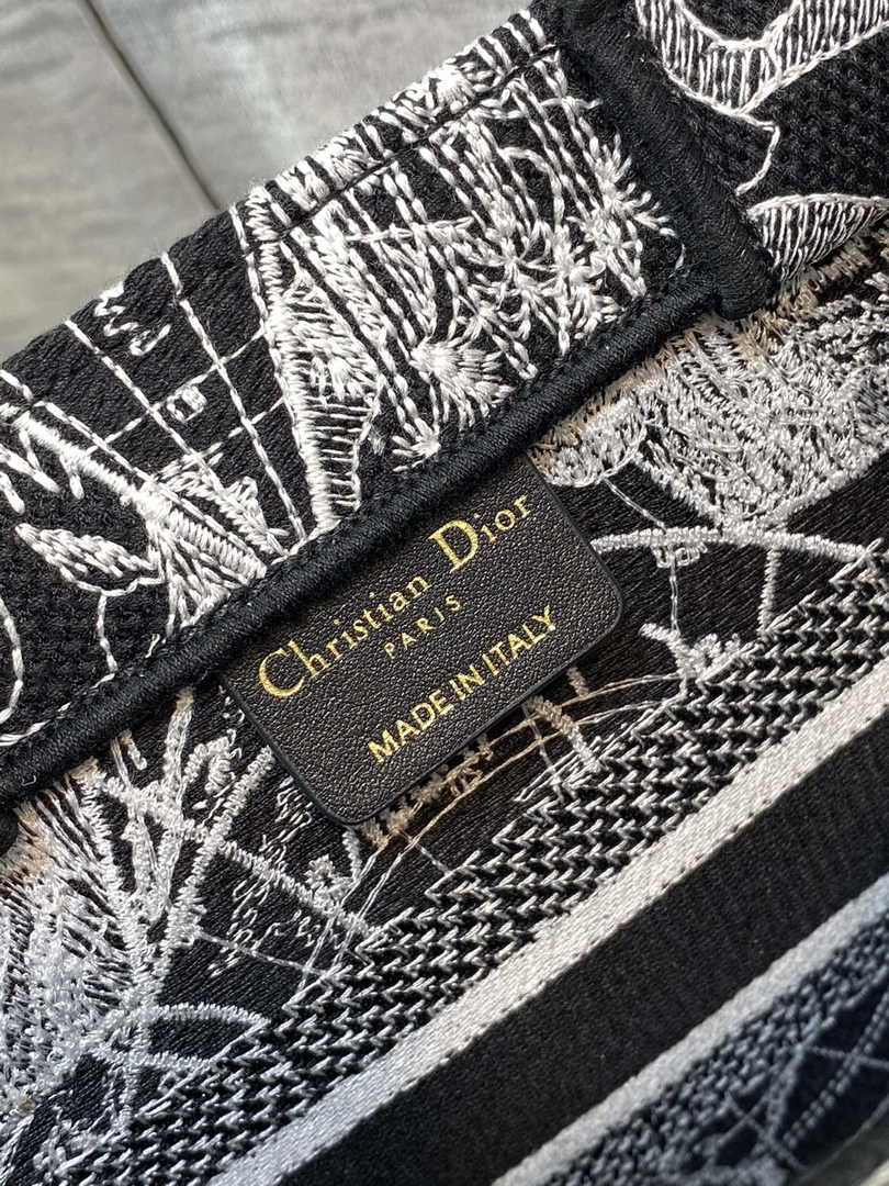 Dior Small Book Tote M1265 Toile de Jouy Embroidery M3564 - Default Title - View 6