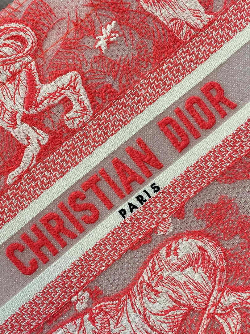 Dior Small Book Tote M1265 Toile de Jouy Embroidery M3530 - Default Title - View 8