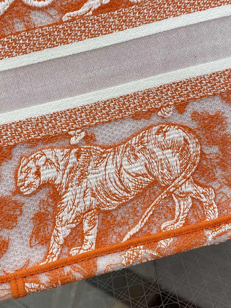 Dior Small Book Tote M1265 Toile de Jouy Embroidery M3531 - Default Title - View 8