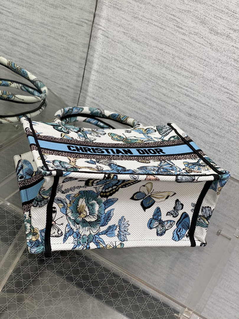 Dior Small Book Tote M1265 Toile de Jouy Embroidery M3555 - Default Title - View 4