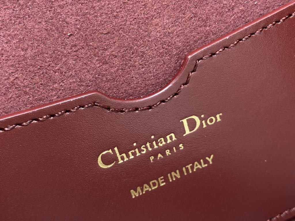 Dior Medium Bobby Bag M9319 Wine Red Box Calfskin - Default Title - View 9
