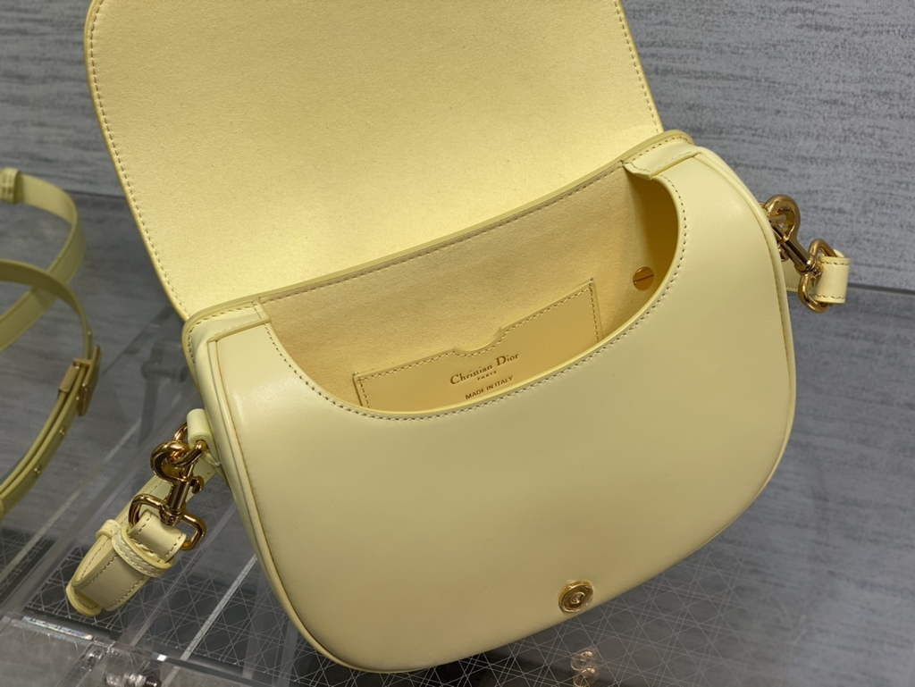 Dior Medium Bobby Bag M9319 Yellow Box Calfskin - Default Title - View 9