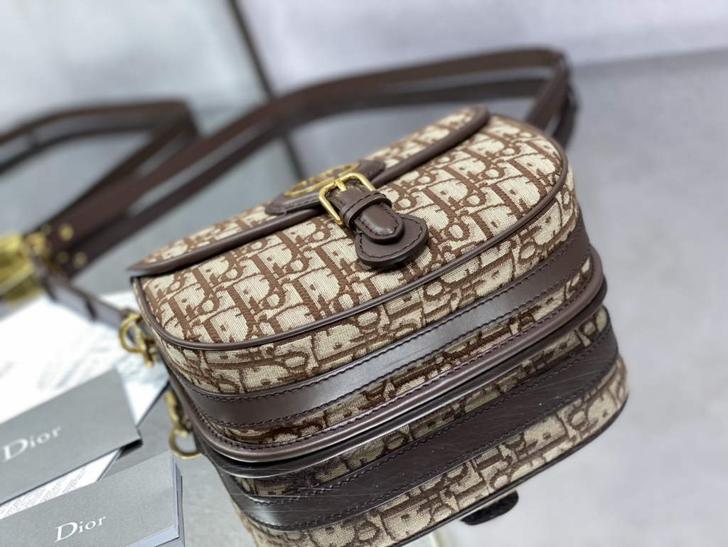 Dior Medium Bobby Bag M9319 Red Oblique Jacquard - Default Title - View 6
