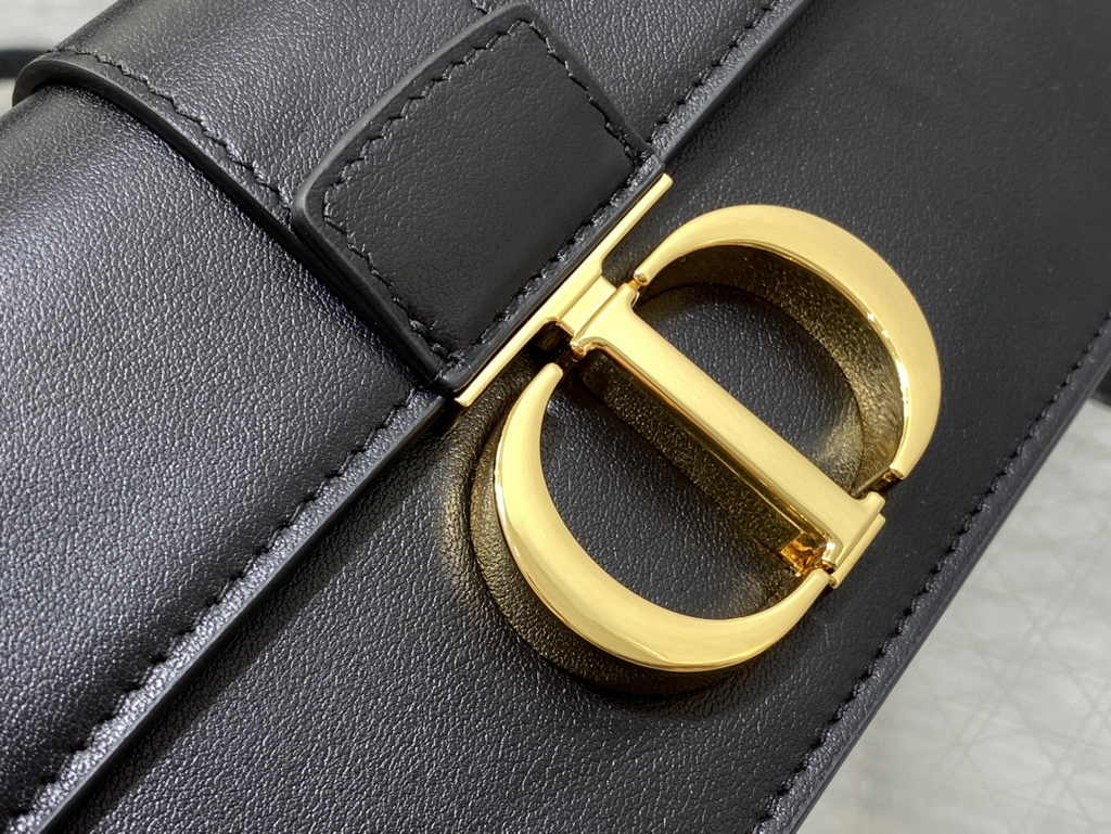 Dior Miss Montaigne Mini Bag S2356 Black Smooth Calfskin - Default Title - View 6