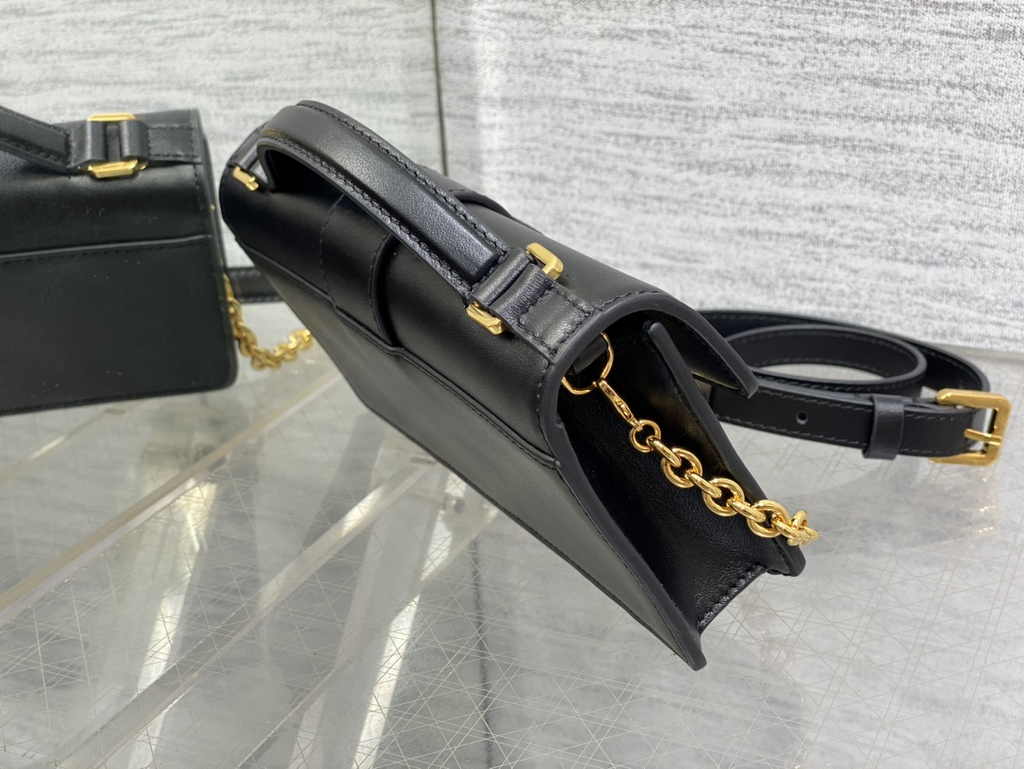 Dior Miss Montaigne Mini Bag S2356 Black Smooth Calfskin - Default Title - View 4