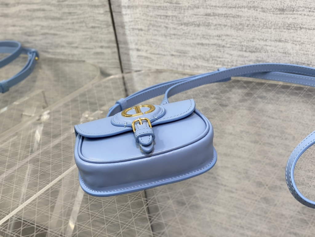 Dior S5127 Micro Bobby Bag Blue Box Calfskin - Default Title - View 6