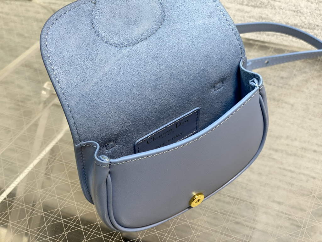 Dior S5127 Micro Bobby Bag Blue Box Calfskin - Default Title - View 8