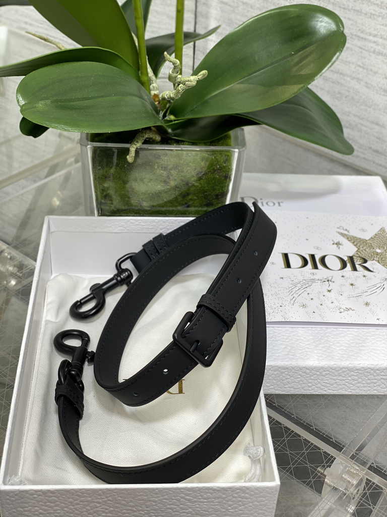 Dior Saddle Bag with Strap M0455 Black Ultramatte Calfskin - Default Title - View 10