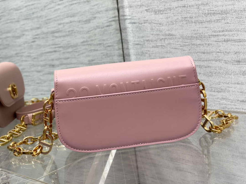 Dior Small 30 Montaigne Avenue Bag Pink Box Calfskin M9261 - Default Title - View 3