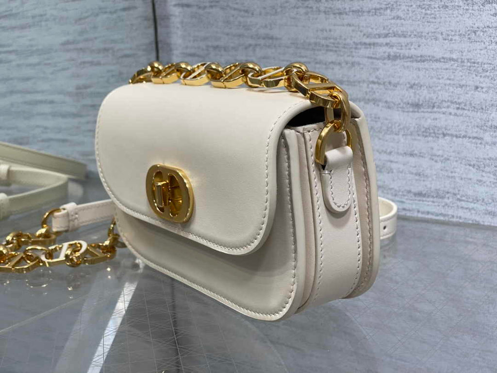 Dior Small 30 Montaigne Avenue Bag White Box Calfskin M9261 - Default Title - View 4