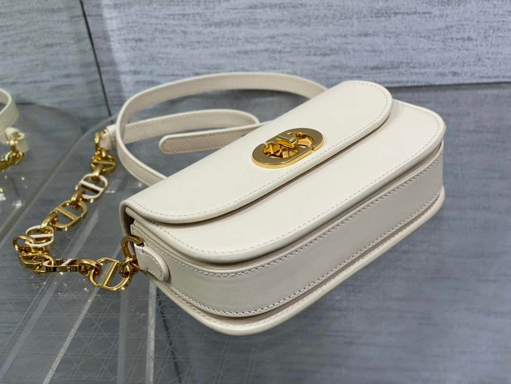 Dior Small 30 Montaigne Avenue Bag White Box Calfskin M9261 - Default Title - View 5