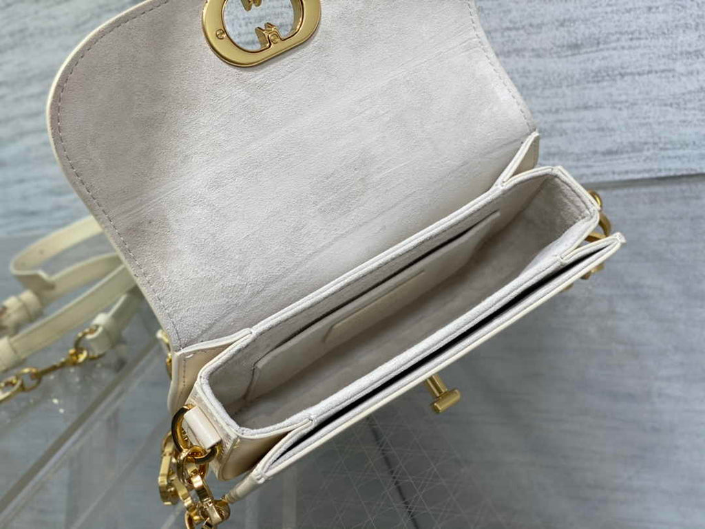 Dior Small 30 Montaigne Avenue Bag White Box Calfskin M9261 - Default Title - View 6