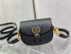 Dior Small Bobby Bag M9317 Black Grained Calfskin - Default Title - View 1