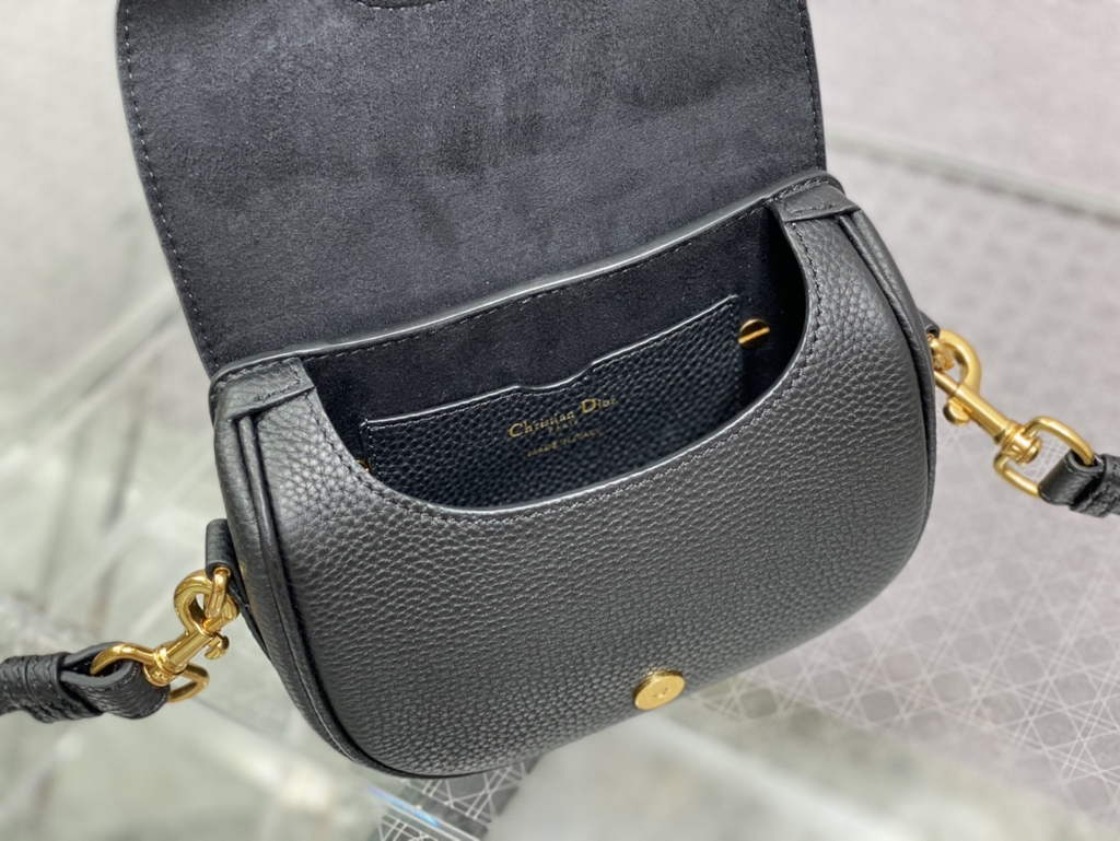 Dior Small Bobby Bag M9317 Black Grained Calfskin - Default Title - View 10