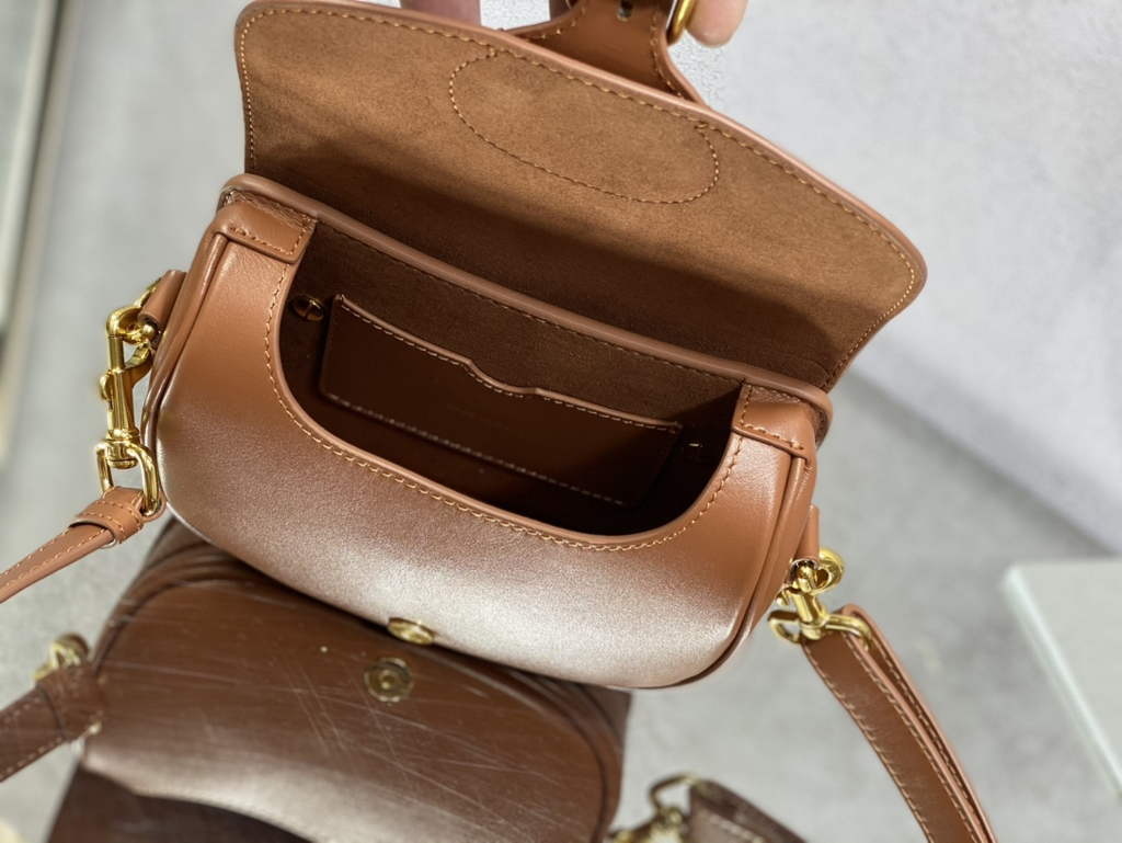 Dior Small Bobby Bag M9317 Brown Box Calfskin - Default Title - View 8