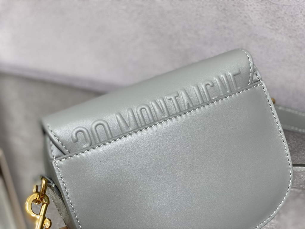 Dior Small Bobby Bag M9317 Gray Box Calfskin - Default Title - View 7