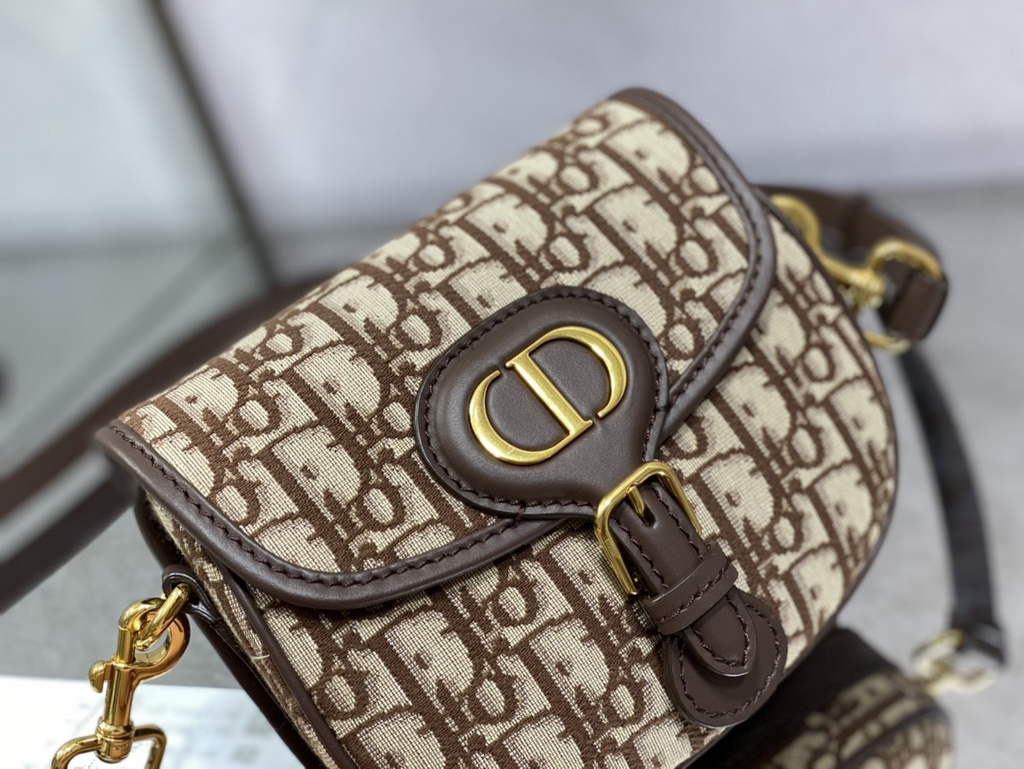 Dior Small Bobby Bag M9317 Red Oblique Jacquard - Default Title - View 3
