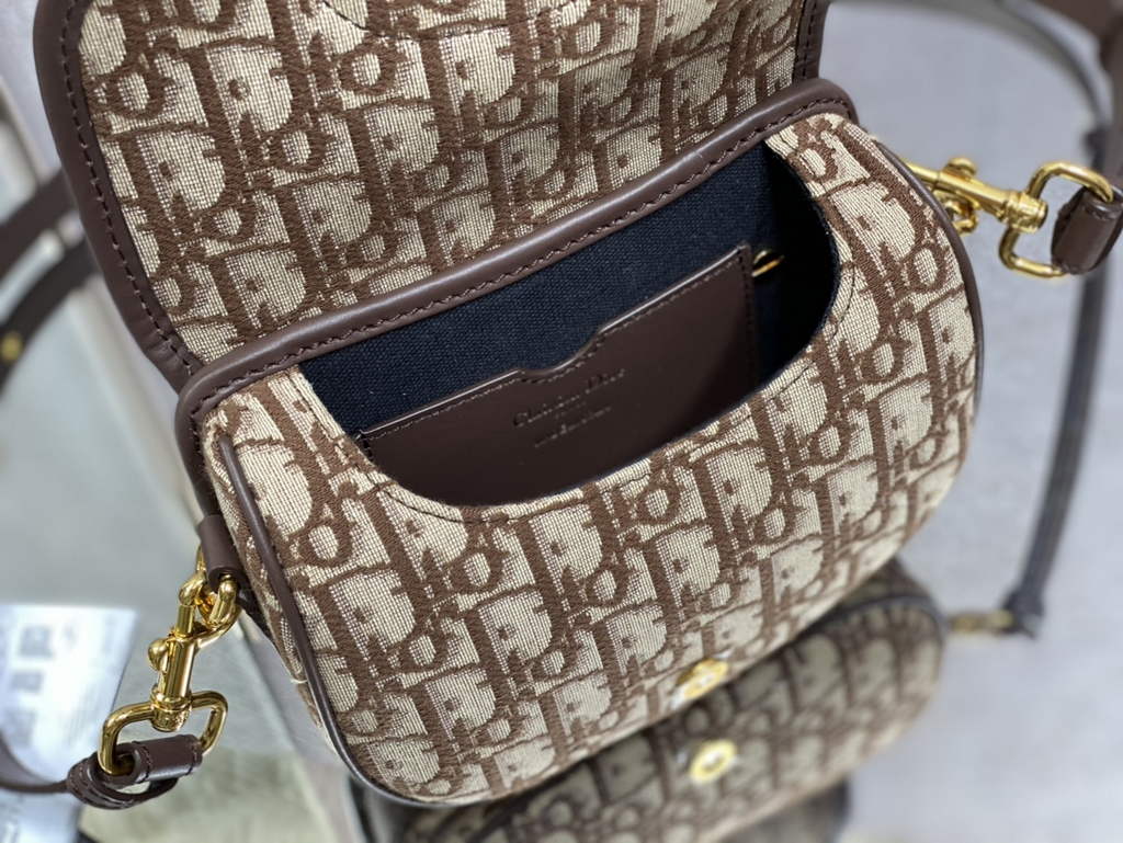 Dior Small Bobby Bag M9317 Red Oblique Jacquard - Default Title - View 8