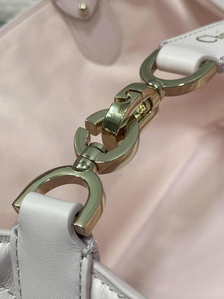 Small Dior Toujours Bag M2822 Pink Macrocannage Crinkled Calfskin - Default Title - View 6