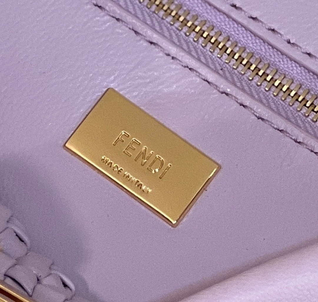 Fendi Peekaboo 8BN244 Mini bag Leather Purple