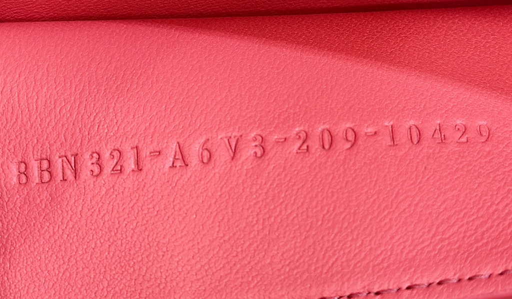 Fendi 8BN321 Peekaboo ISeeU Petite Middle Bag Pink Camellia leather