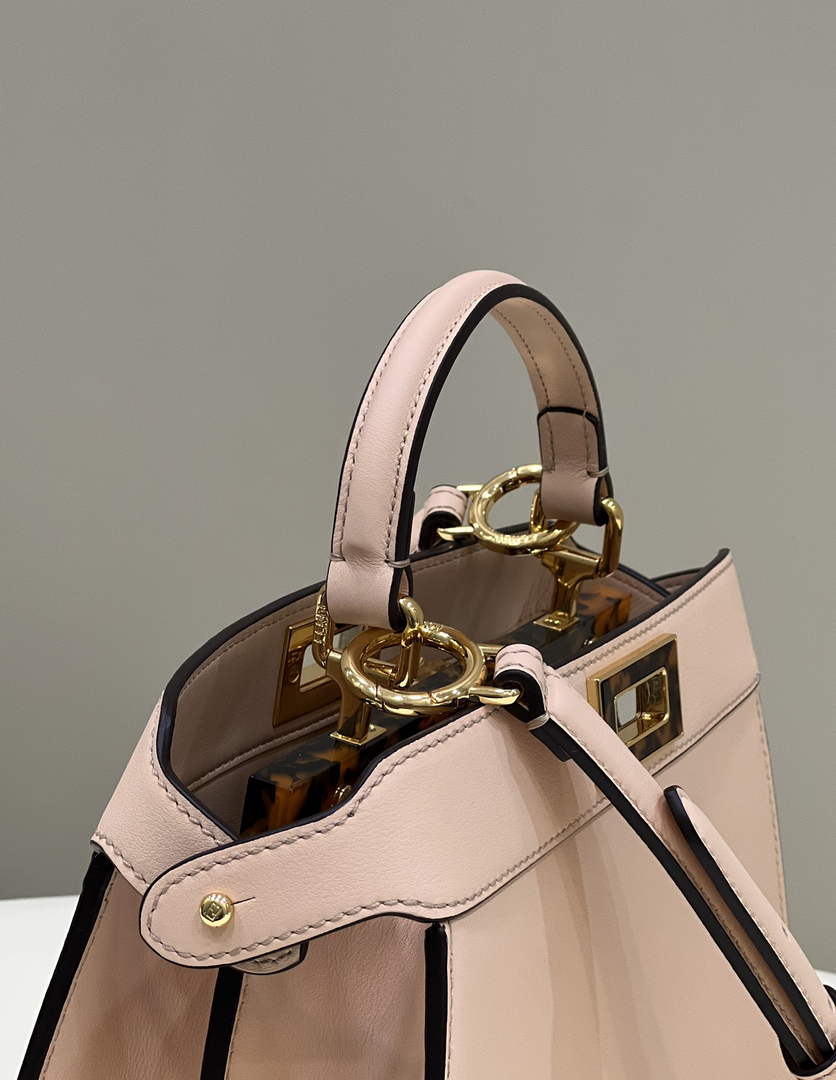 Fendi 8BN327 Peekaboo Iseeu Small Bag Pink