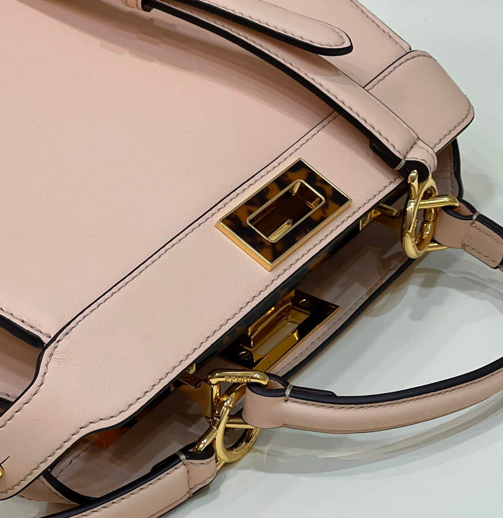 Fendi 8BN327 Peekaboo Iseeu Small Bag Pink