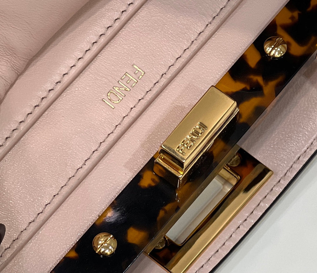 Fendi 8BN327 Peekaboo Iseeu Small Bag Pink