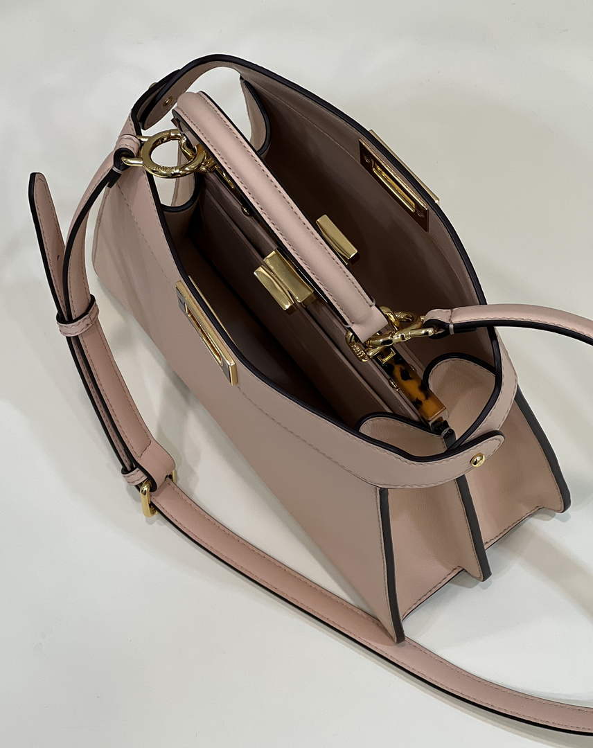 Fendi 8BN327 Peekaboo Iseeu Small Bag Pink