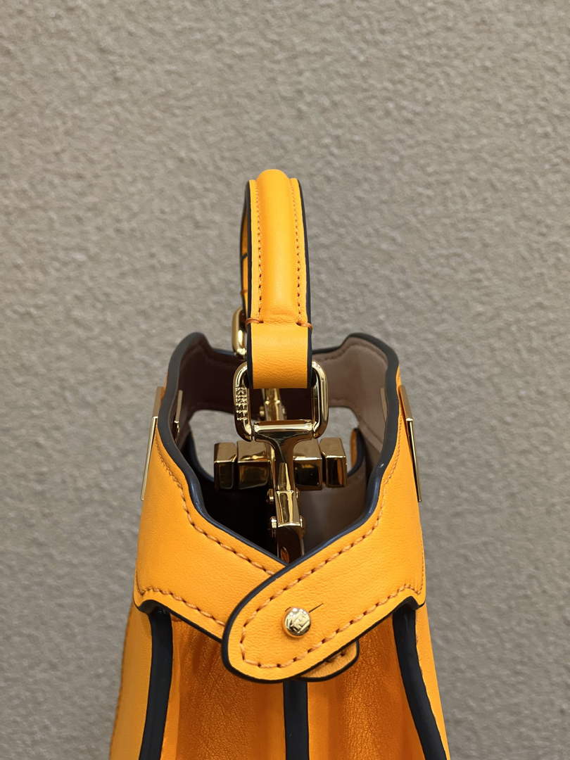 Fendi 8BN327 Peekaboo Iseeu Small Bag Yellow