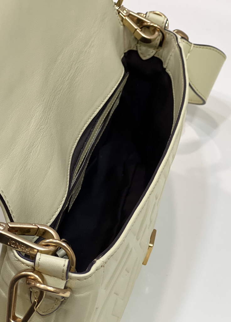 Fendi 8BR600 Baguette Beige nappa leather bag