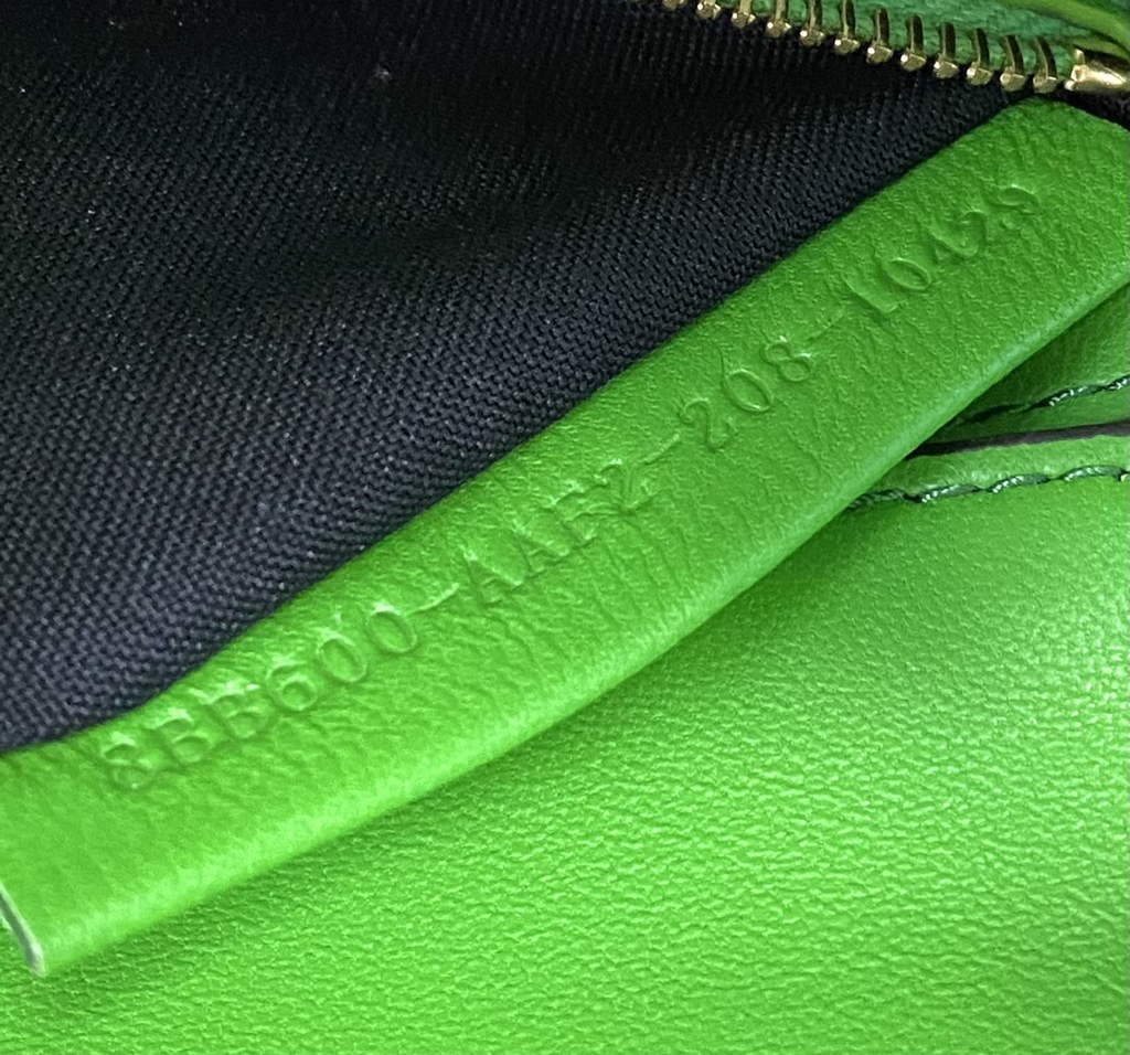 Fendi 8BR771 Baguette Large Green leather bag