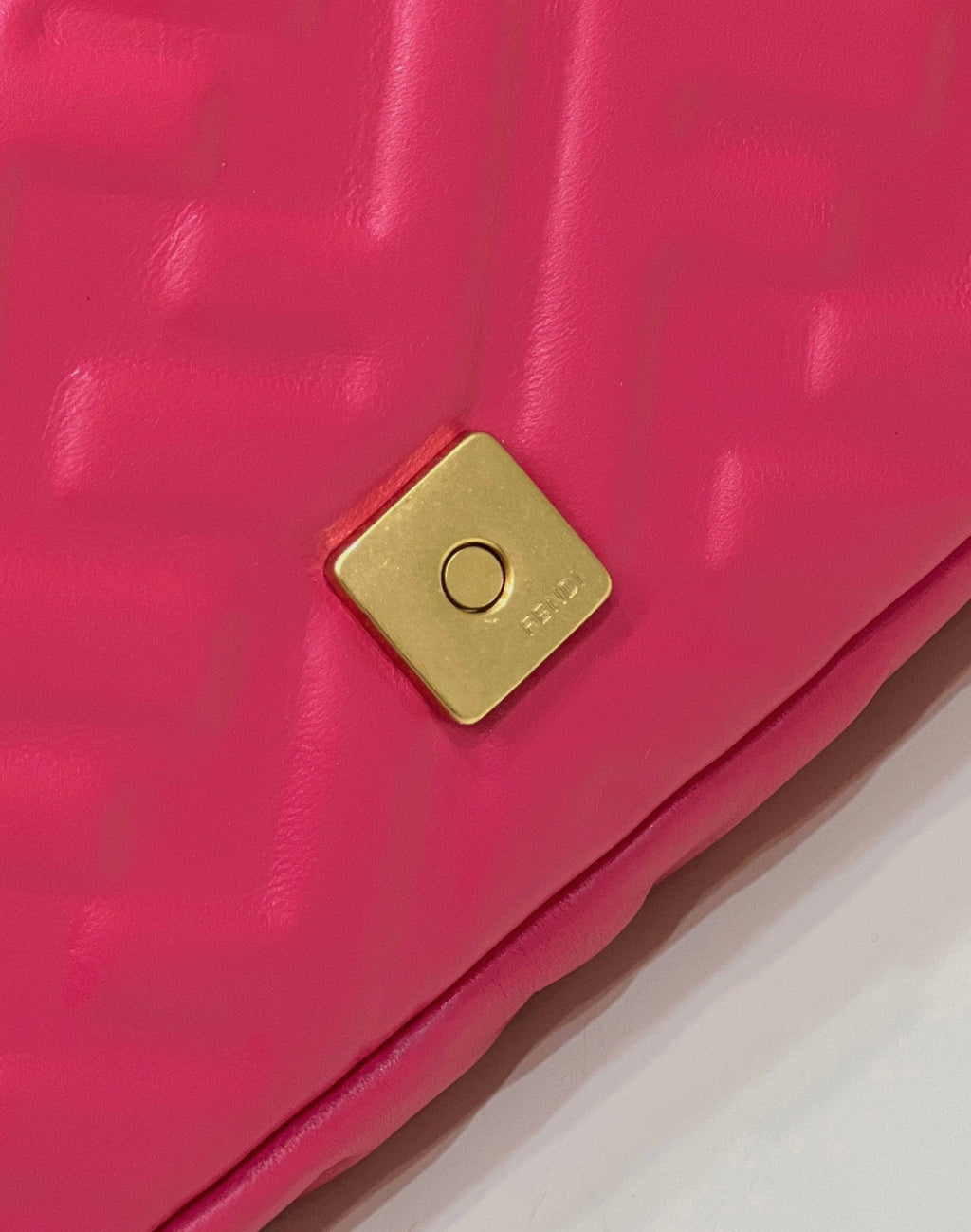 Fendi 8BS017 Baguette Mini Plum leather bag