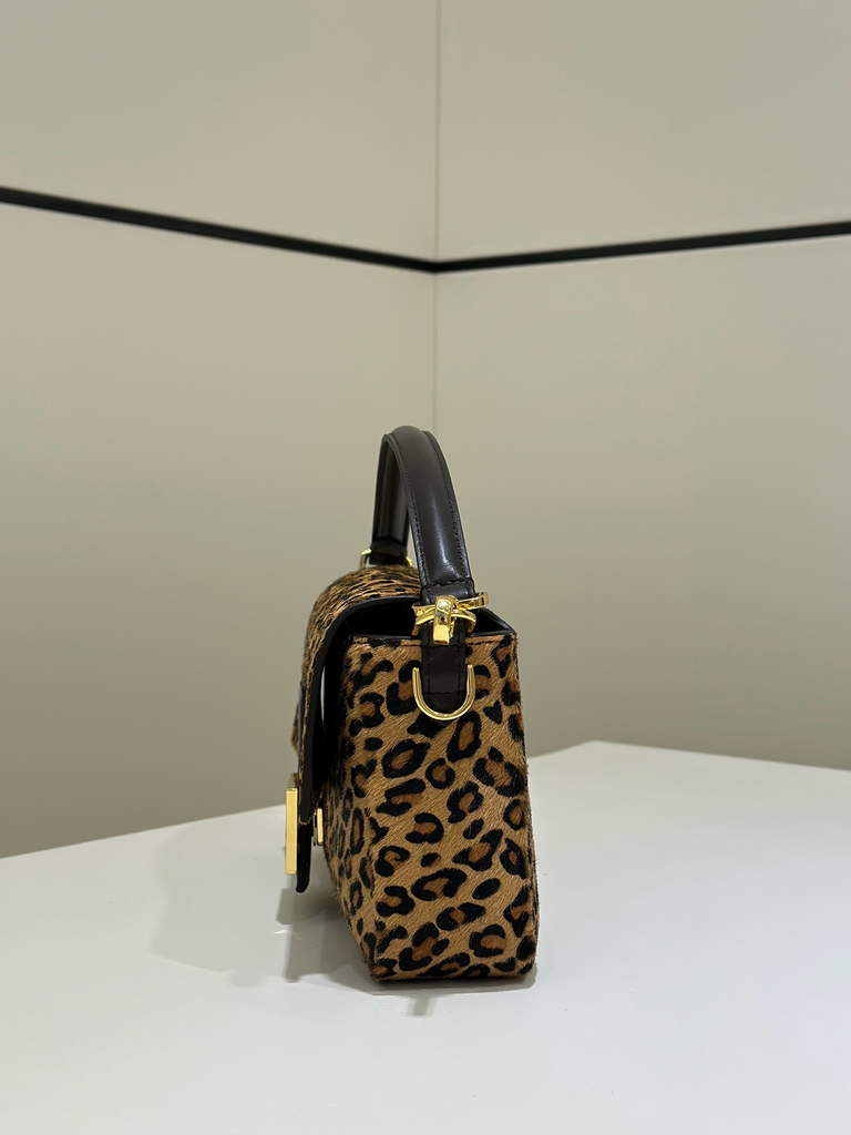 Fendi Baguette Printed Calfskin Leather Bag 8BR600