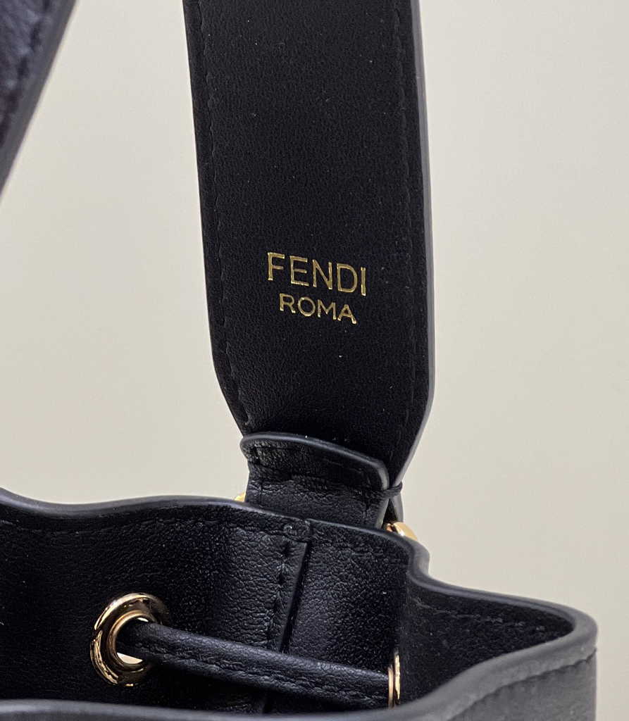 Fendi Bucket Bag Mon Tresor 8BS010 mini-bag Black