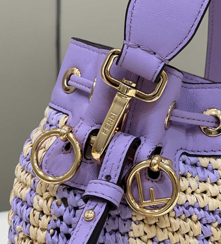 Fendi Bucket Bag Mon Tresor 8BS010 mini-bag Purple