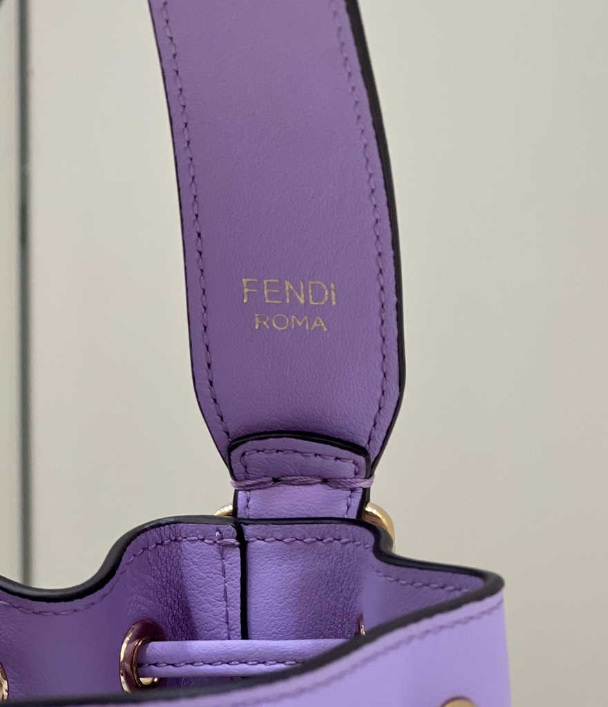 Fendi Bucket Bag Mon Tresor 8BS010 mini-bag Purple