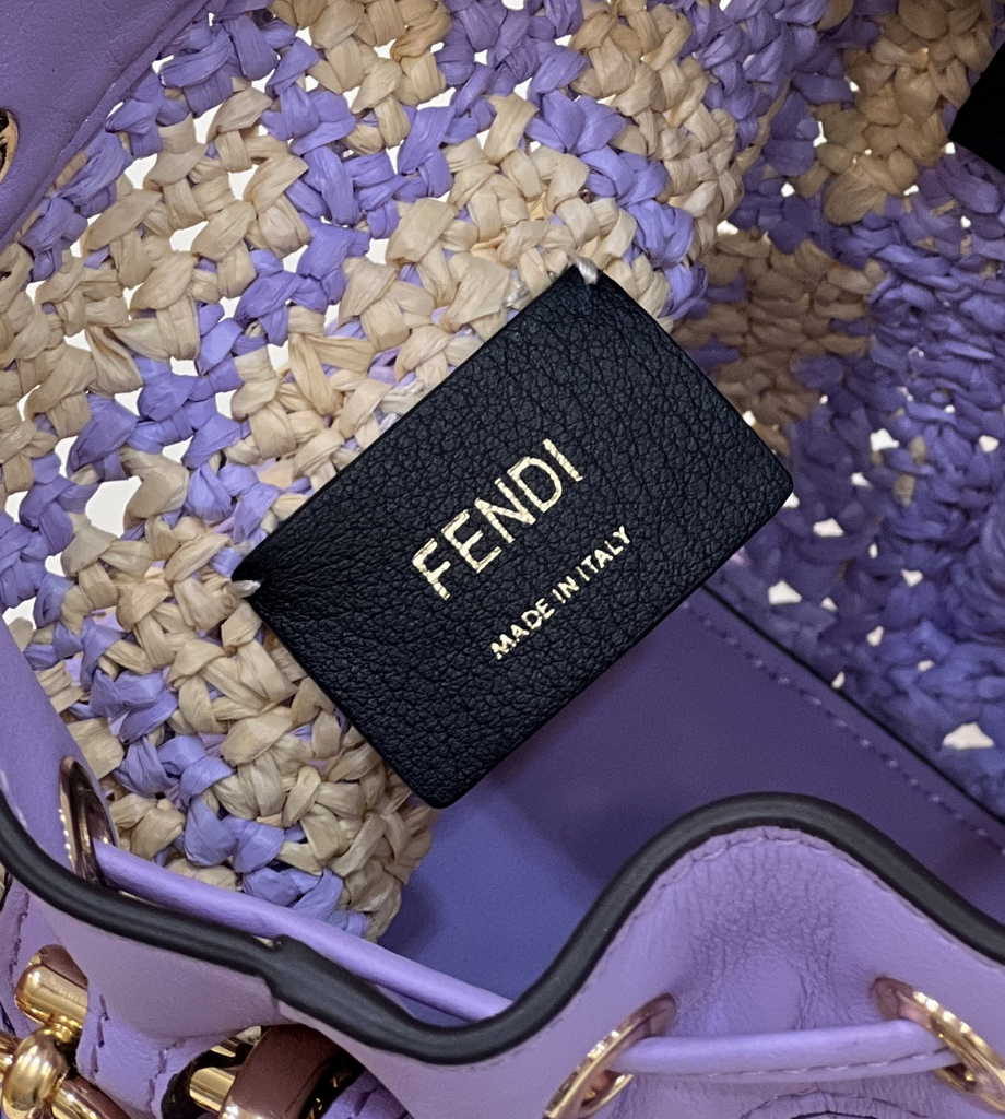 Fendi Bucket Bag Mon Tresor 8BS010 mini-bag Purple