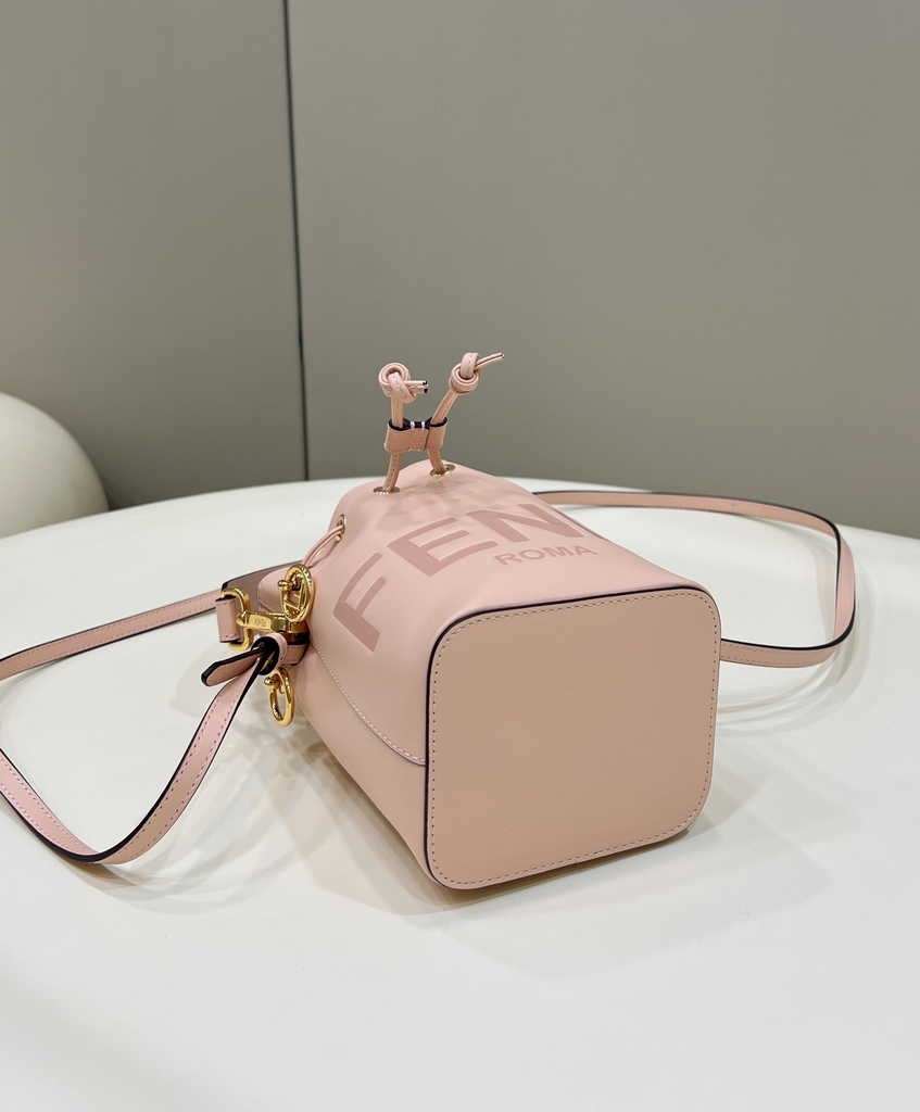 Feendi Bucket Bag Mon Tresor 8BS010 pink leather mini-bag